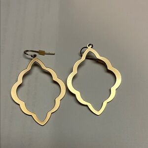 Gold Geometric Dangle Earrings